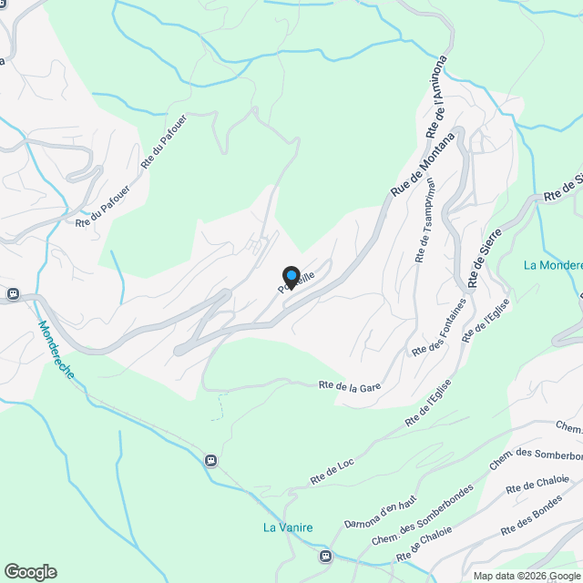 Nouvelle promotion : Villa BELLA LUI Nord  , 6.5 pièces à Randogne Crans-Montana - Karte