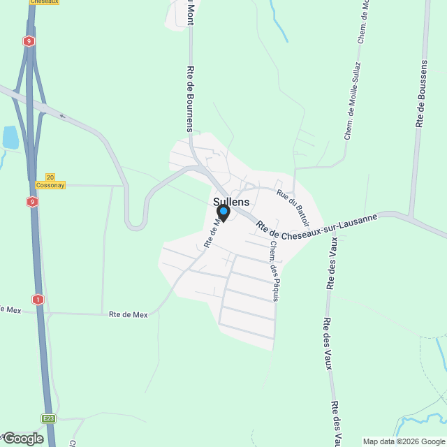 Appartement de 4.5 pièces avec balcon et suite parentale - Karte