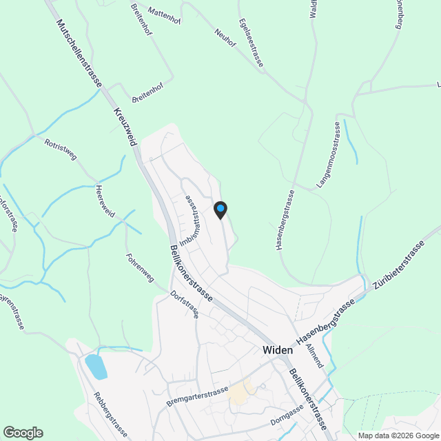 Neubauvilla mit Pool und Blick nahe Zürich. - Karte