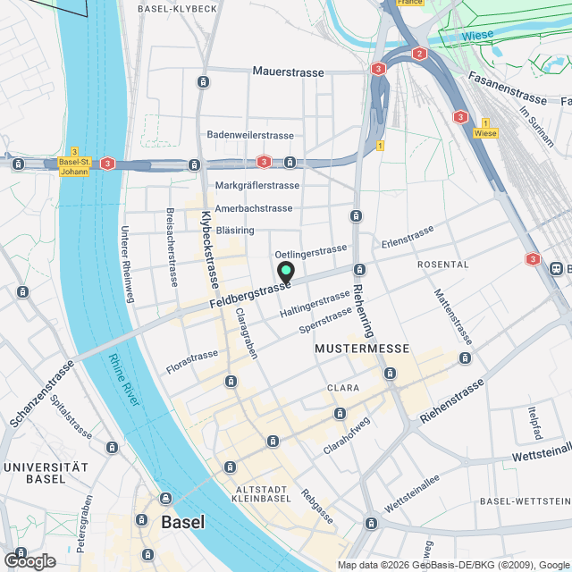 1 Monat GRATIS - Erstvermietung nach Teilsanierung - Ihre neue Wohnung im Herzen von Basel - Karte