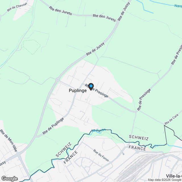 Appartement PPE à Puplinge - Karte