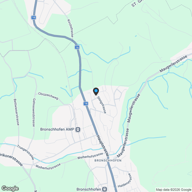 Sanierte EG 4.5-Zimmer-Wohnung an ruhiger Lage - Karte