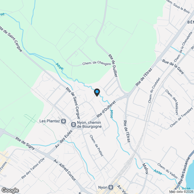 Magnifique et spacieux appartement de 3,5 pièces, situé dans un environnement calme et bucolique - Karte