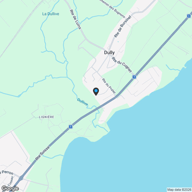 Magnifique propriété contemporaine avec vue lac - Karte