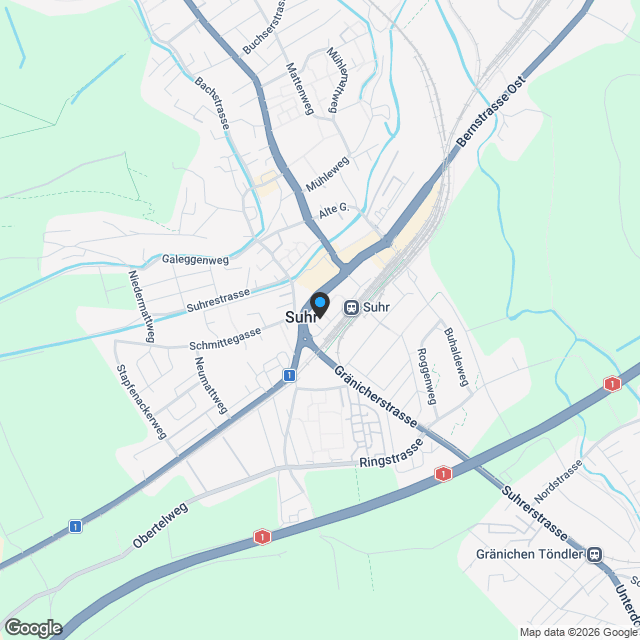 Ein Zuhause zum Wachsen - Neubauwohnungen in Suhr - Karte