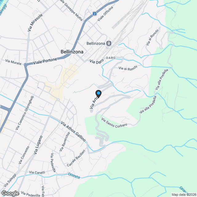 Residenza Artore - Abitare con vista tra i castelli di Bellinzona - Karte