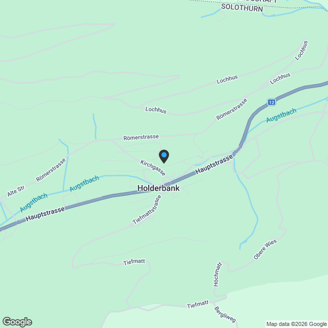 Neubau 3.5 Zimmer Haus kaufen Holderbank SO - Karte