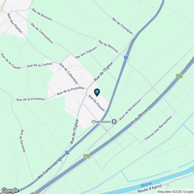 Maison contemporaine de 5.5 pièces - St-Pierre-de-Clages - Karte