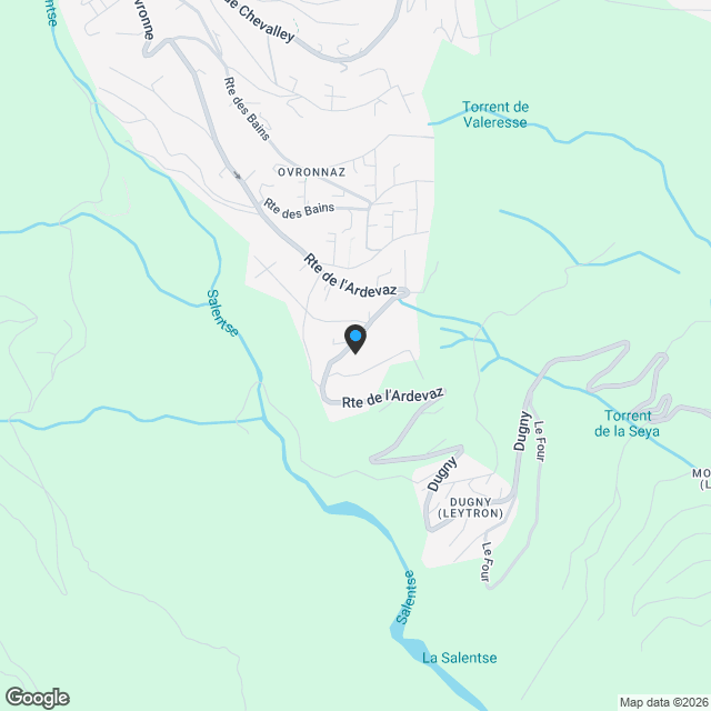 Chalet de 7.5 pièces - Mayens-de-Chamoson - Karte