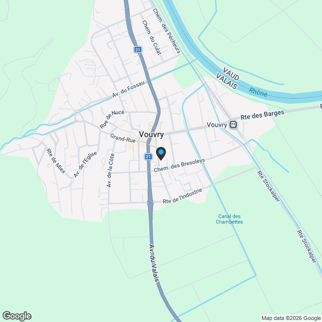 Appartements de 4.5 pièces - Vouvry - Karte