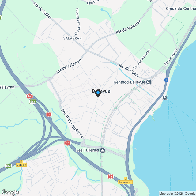 Résidences Parc de Valavran – Bellevue (GE) - Karte