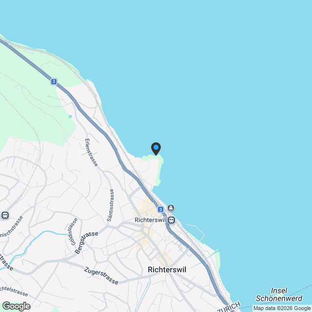FeldResidenz Richterswil: stilvoll wohnen zwischen See und Stadt - Karte