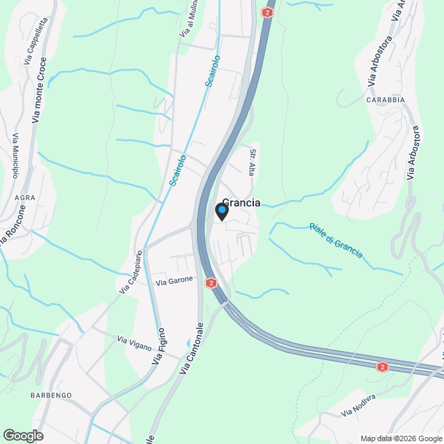 Ampio 3.5 locali con giardino a Grancia - Karte