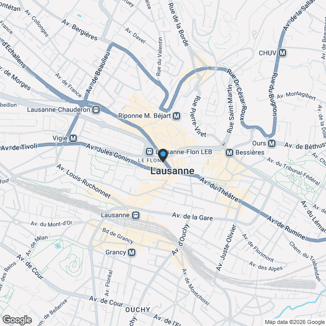 L'ESPRIT VILLA AUX PORTES DE LAUSANNE - Karte