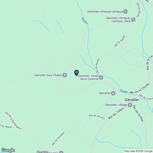 Maison jumelée à Genolier - Karte