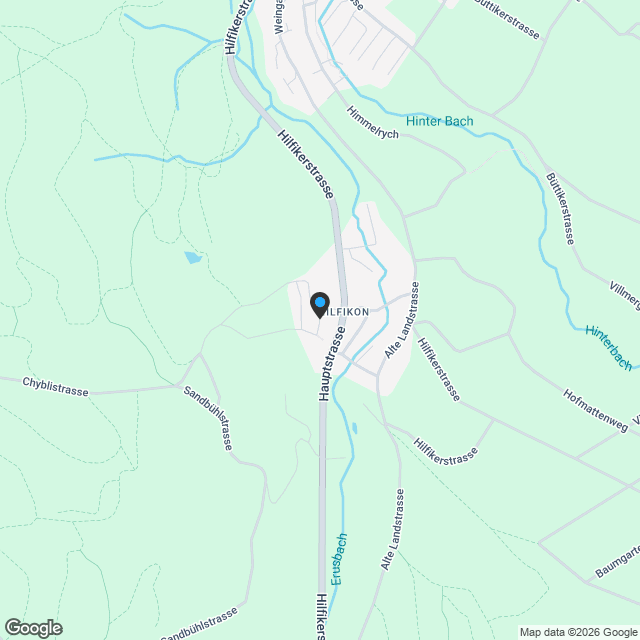 4.5-Zimmer Terrassenhaus in Hilfikon AG - Karte