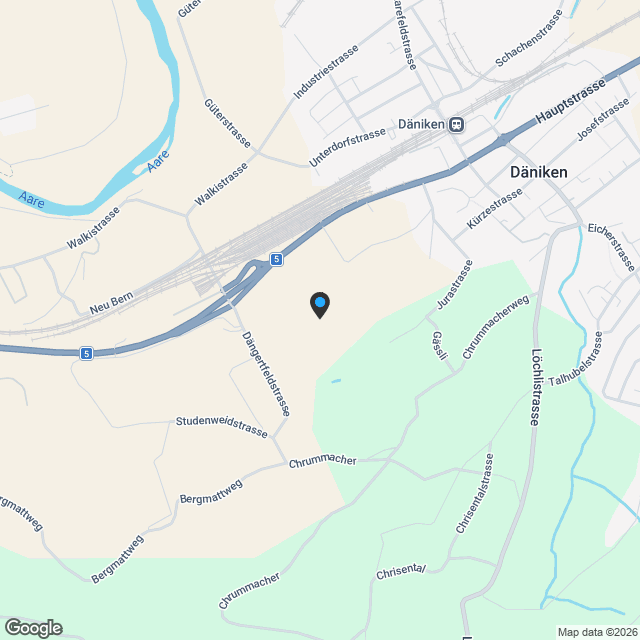 5.5-Zi.-Neubau-EFH mit PV in Däniken - ruhig & modern - Karte