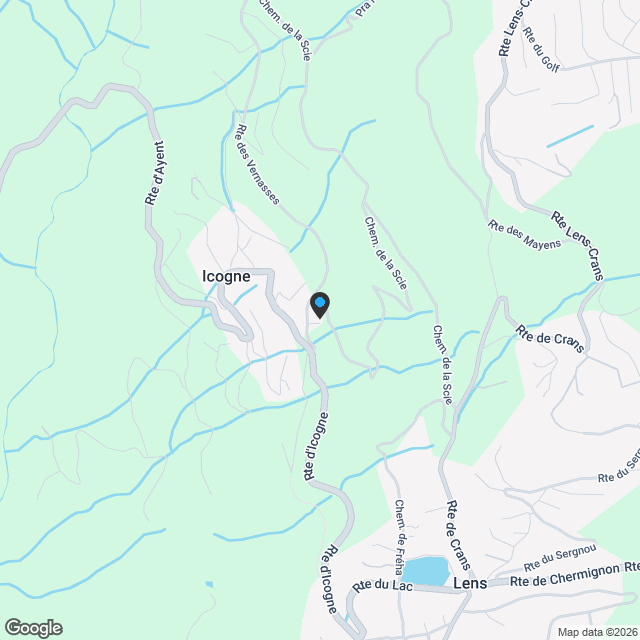 Superbe villa 5,5 pièces à haute performance énergétique à Icogne - Karte