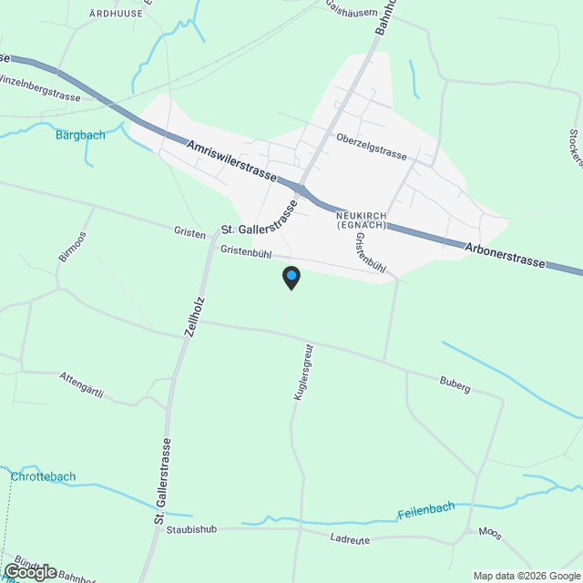 3.5 Neubauwohnung -Panoramafester mit Blick ins Grüne und den Bodensee - Karte