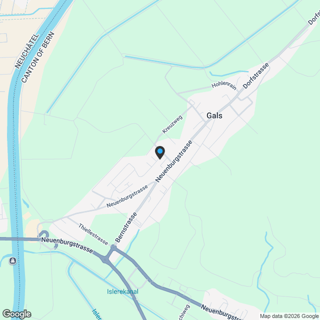 Exklusivität zwischen zwei Seen - Karte