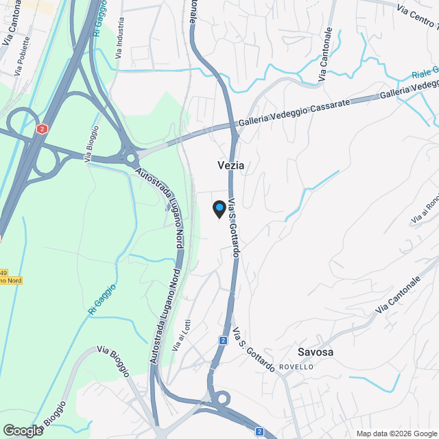 Appartamento 3.5 locali di nuova costruzione a Vezia - Karte