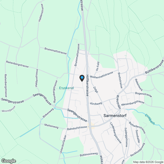 Freistehendes Neubau Einfamilienhaus - Karte