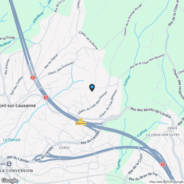 Dernier 3,5 pièces à Lutry avec vue panoramique sur le lac - Karte