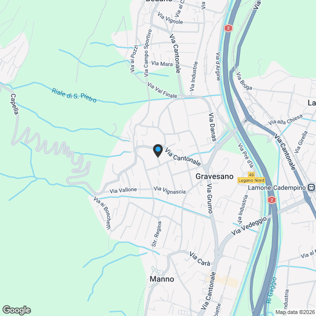 NUOVA E MODERNA VILLA 4.5 LOCALI CON GIARDINO A GRAVESANO - Karte