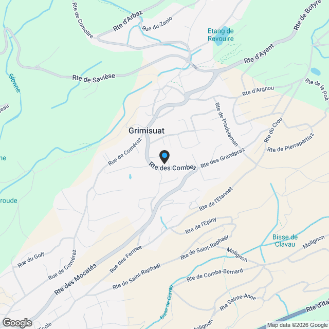 VILLA FAMILIALE FONCTIONELLE DE 6.5 PCS, GRIMISUAT - Karte