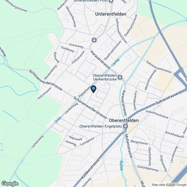 5.5 Zimmer Neubauwohnung in projektiertem und bewilligungsfähigem 3-Fa - Karte