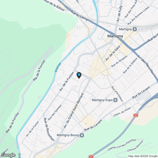 RESIDENCE LA ROMANDE - Wohnung im Herzen von Martigny - Karte