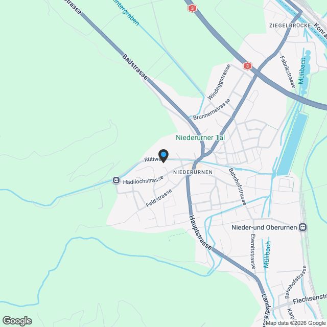 Moderne 5.5-Zimmer-Neubau-Wohnung mit Garage in Glarus Nord - Karte