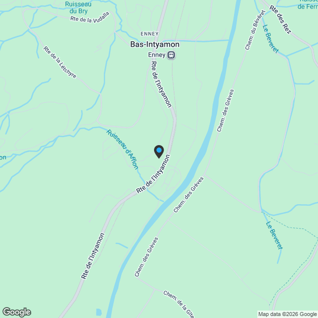 Impasse des Cerfs 7 1667 Enney - Karte