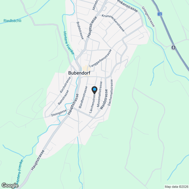 MFH Lärchenstrasse / ab September Bezugsbereit /nur noch 2 Garten-wohnungen - Karte