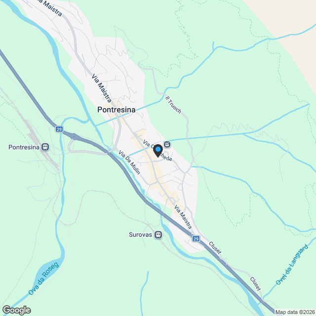 Appartamento nel cuore di Pontresina - Karte