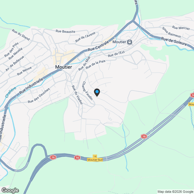 Dans la ville de Moutier appartement de 4.5 pièce à vendre - Karte