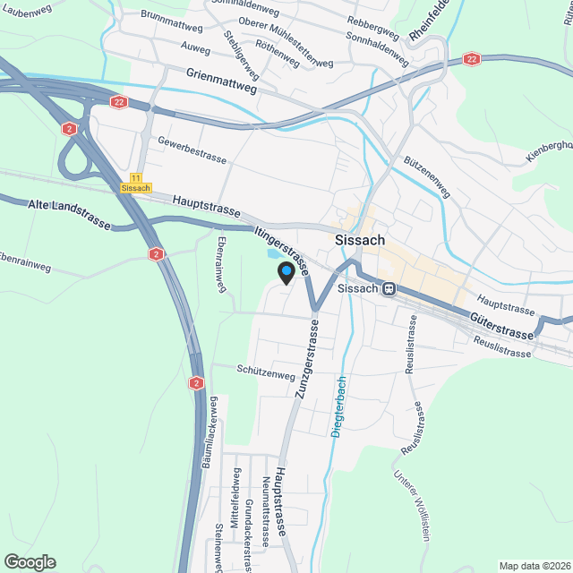 Bewilligtes Neubau-DEFH (Haus C), 6.5 DEFH, 3 Nasszellen, Garten, Sitzplatz, Carport & PP - Karte