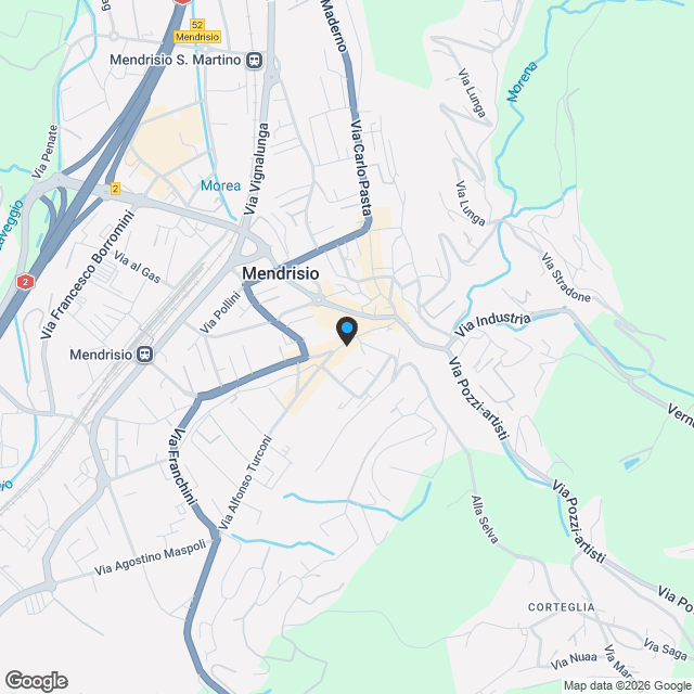 MENDRISIO: 2,5-Zimmer-Penthouse von hohem Standard mit Terrasse - Karte
