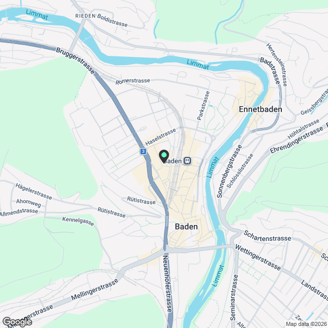 Zuhause sein. Mitten in Baden. - Karte