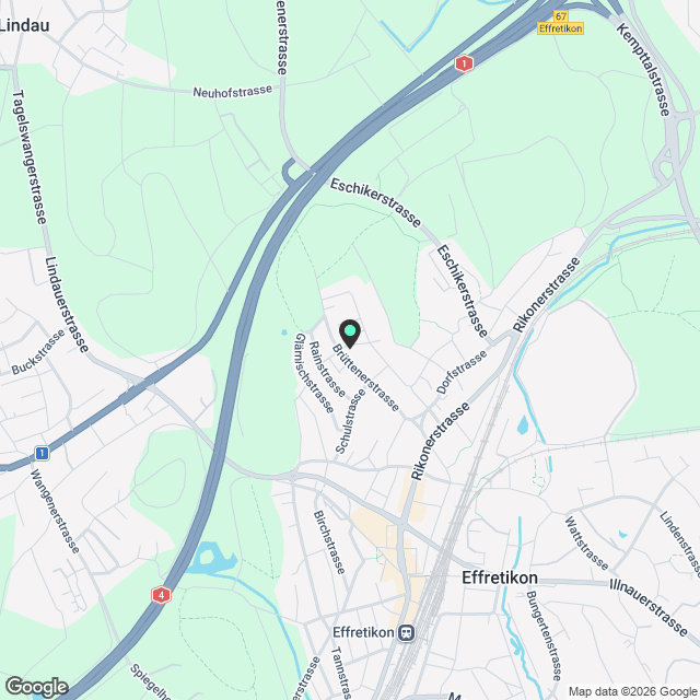 3,5-Zimmer-Neubauwohnung in Effretikon - Karte
