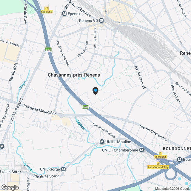 Prächtige 3,5-Zimmer-Wohnung zum Verkauf im Herzen einer wachsenden Region im Westen von Lausanne - Karte