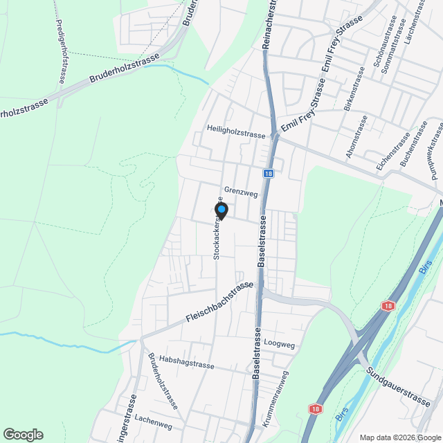 Willkommen an der Jupiterstrasse - Ihr neues Zuhause in Reinach - Karte