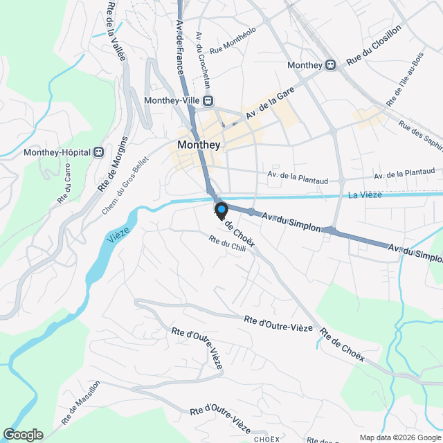 Neues Projekt 5 Zwillingsvillen in der Nähe des Stadtzentrums - Karte