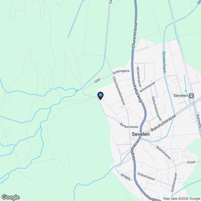 attraktive 3 ½ -Zimmer-Attika-Eigentumswohnung an idyllischer und ruhigen Wohnlage am Waldrand - Karte