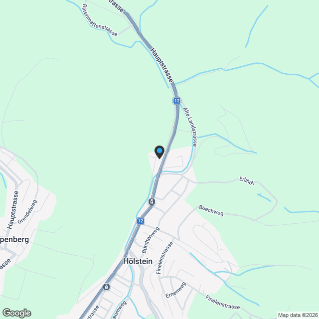 24 Eigentumswohnungen in Hölstein BL, Fertigstellung Q1 2028 - Karte