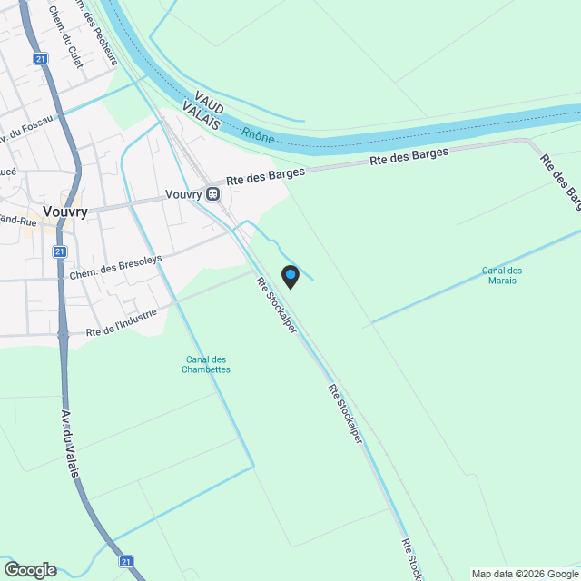Neue Vertriebsaktion Domaine de Vouvry - Neues Studio A19 zum Verkauf - Karte