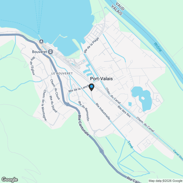 Verkauf in Bouveret - Karte