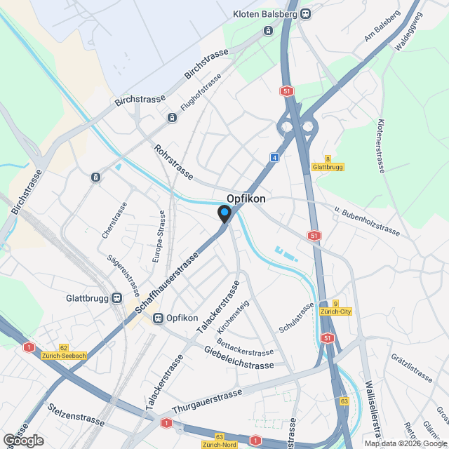 NUR NOCH EINE 3.5 Zimmerwohnung im 4.OG: Edle und helle Wohnung mit ZWEI Balkonen - Karte