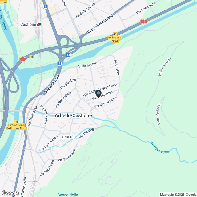 Neue Residenz 713 - Via Temporive 12 - Arbedo / in Bau - Karte