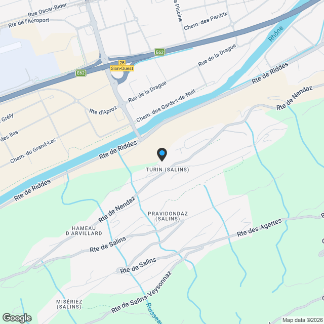 Prächtige 3.5-Zimmer-Neuwohnung von 134 m2 in Turin (Salins) - Karte